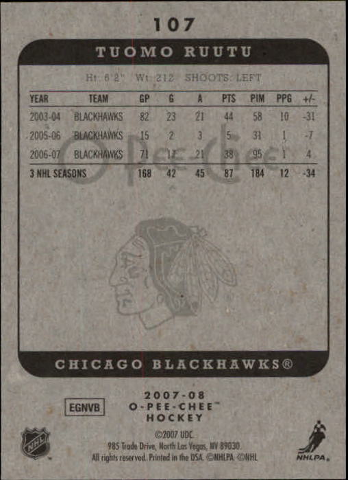 A3231- 2007-08 O-Pee-Chee Hockey Card #s 1-250 -You Pick- 15+ FREE US SHIP - Bild 27 von 285
