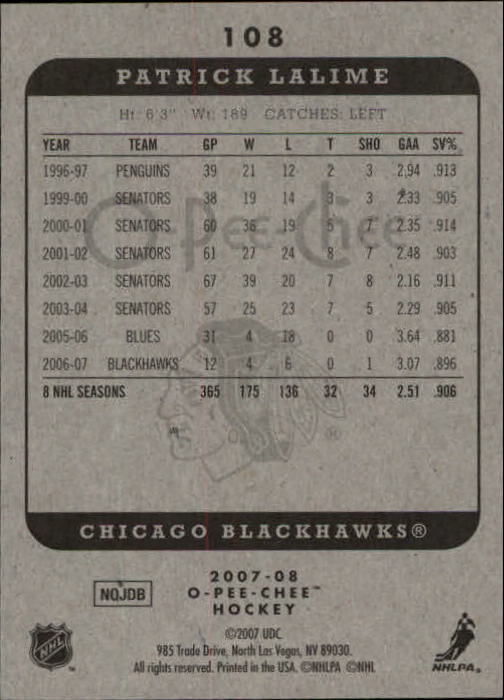 A3231- 2007-08 O-Pee-Chee Hockey Card #s 1-250 -You Pick- 15+ FREE US SHIP - Bild 29 von 285