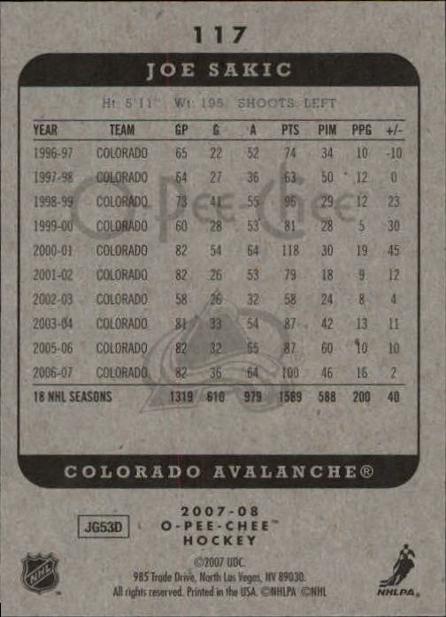 A3231- 2007-08 O-Pee-Chee Hockey Card #s 1-250 -You Pick- 15+ FREE US SHIP - Bild 45 von 285