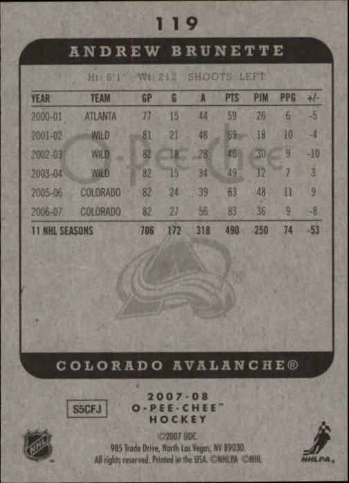 A3231- 2007-08 O-Pee-Chee Hockey Card #s 1-250 -You Pick- 15+ FREE US SHIP - Bild 49 von 285