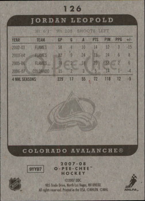 A3231- 2007-08 O-Pee-Chee Hockey Card #s 1-250 -You Pick- 15+ FREE US SHIP - Bild 63 von 285