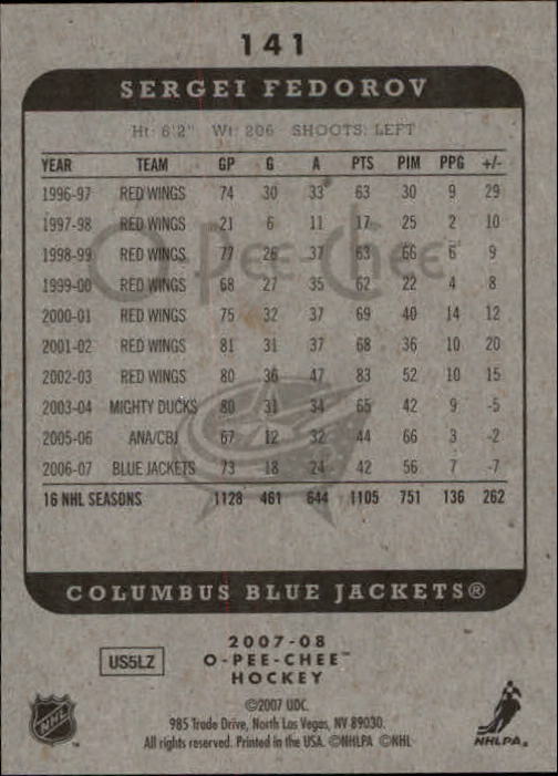 A3231- 2007-08 O-Pee-Chee Hockey Card #s 1-250 -You Pick- 15+ FREE US SHIP - Bild 91 von 285