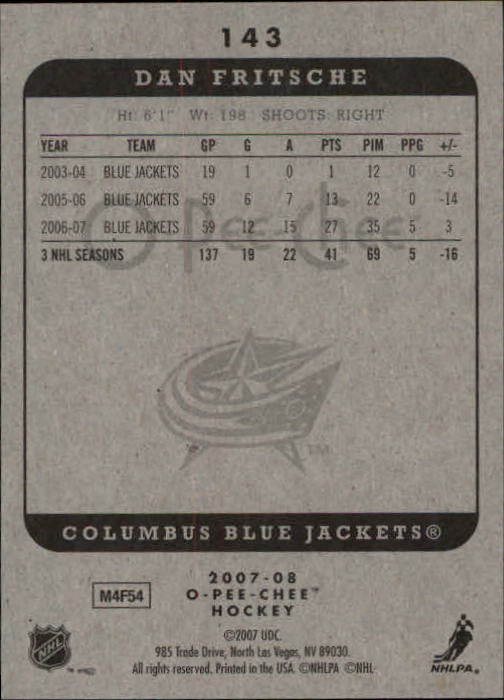 A3231- 2007-08 O-Pee-Chee Hockey Card #s 1-250 -You Pick- 15+ FREE US SHIP - Bild 95 von 285