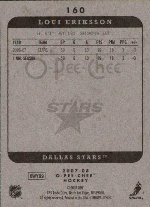 A3231- 2007-08 O-Pee-Chee Hockey Card #s 1-250 -You Pick- 15+ FREE US SHIP - Bild 129 von 285