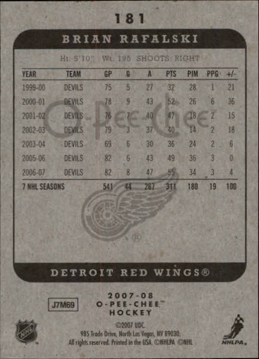 A3231- 2007-08 O-Pee-Chee Hockey Card #s 1-250 -You Pick- 15+ FREE US SHIP - Bild 161 von 285