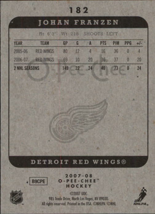 A3231- 2007-08 O-Pee-Chee Hockey Card #s 1-250 -You Pick- 15+ FREE US SHIP - Bild 163 von 285
