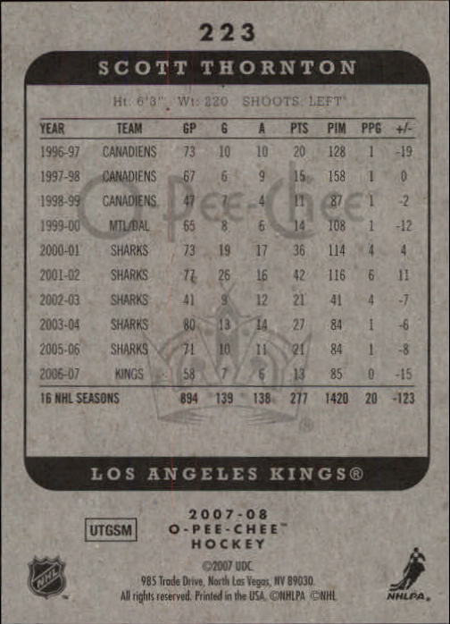 A3231- 2007-08 O-Pee-Chee Hockey Card #s 1-250 -You Pick- 15+ FREE US SHIP - Bild 237 von 285
