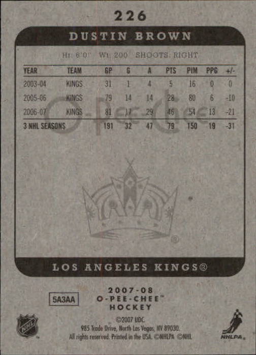 A3231- 2007-08 O-Pee-Chee Hockey Card #s 1-250 -You Pick- 15+ FREE US SHIP - Bild 243 von 285