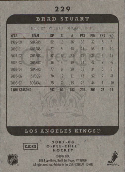 A3231- 2007-08 O-Pee-Chee Hockey Card #s 1-250 -You Pick- 15+ FREE US SHIP - Bild 249 von 285