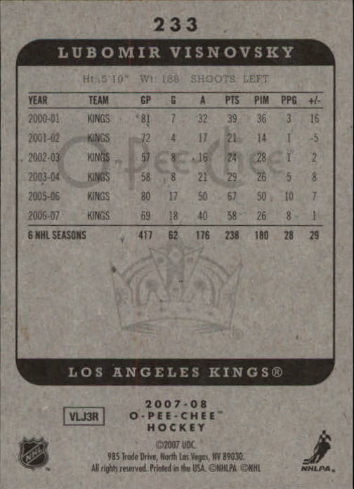 A3231- 2007-08 O-Pee-Chee Hockey Card #s 1-250 -You Pick- 15+ FREE US SHIP - Bild 257 von 285