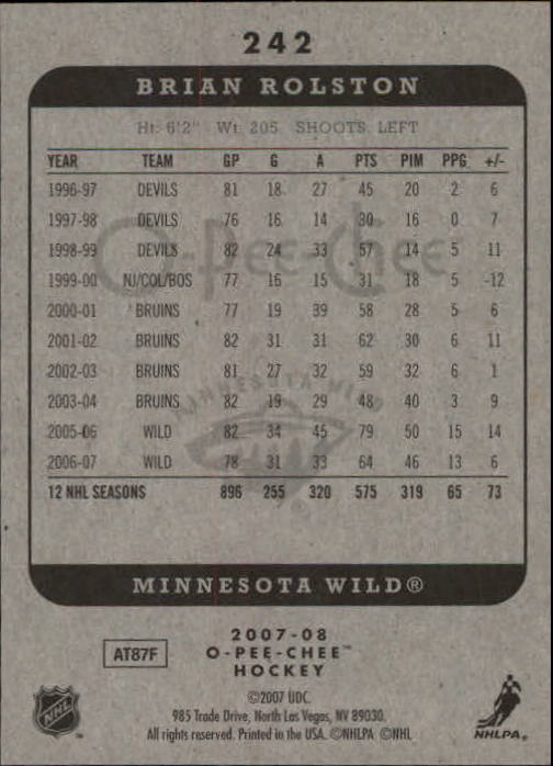 A3231- 2007-08 O-Pee-Chee Hockey Card #s 1-250 -You Pick- 15+ FREE US SHIP - Bild 271 von 285
