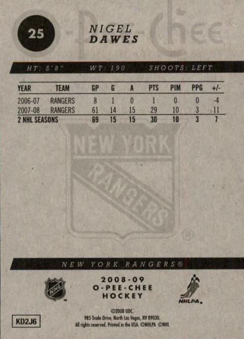 B0009- 2008-09 O-Pee-Chee Hockey Card #s 1-250 -You Pick- 15+ FREE US SHIP - Picture 45 of 425