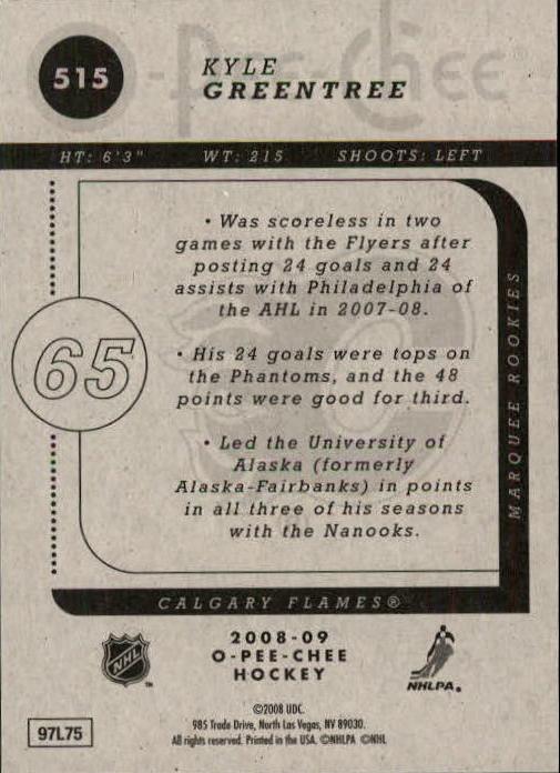 B0009- 2008-09 O Pee Chee Hockey Karte #S 501-600 -du Pick- 15 + Gratis US - Bild 25 von 153