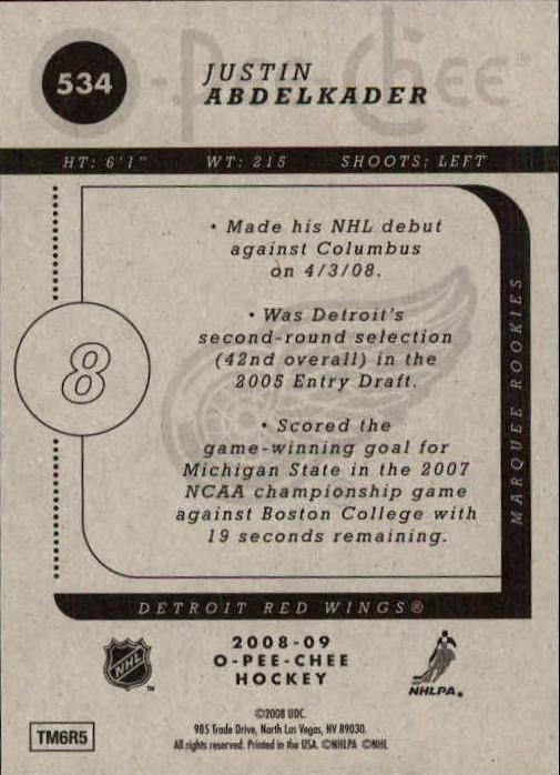 B0009- 2008-09 O Pee Chee Hockey Karte #S 501-600 -du Pick- 15 + Gratis US - Bild 63 von 153