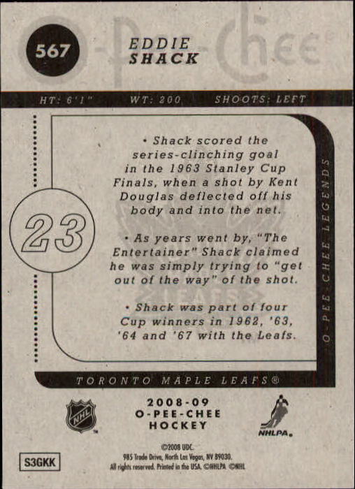 B0009- 2008-09 O Pee Chee Hockey Karte #S 501-600 -du Pick- 15 + Gratis US - Bild 109 von 153