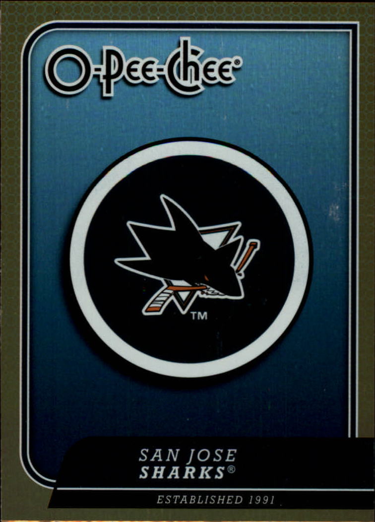 2008-09 O-Pee-Chee Team Checklists #CL25 San Jose Sharks