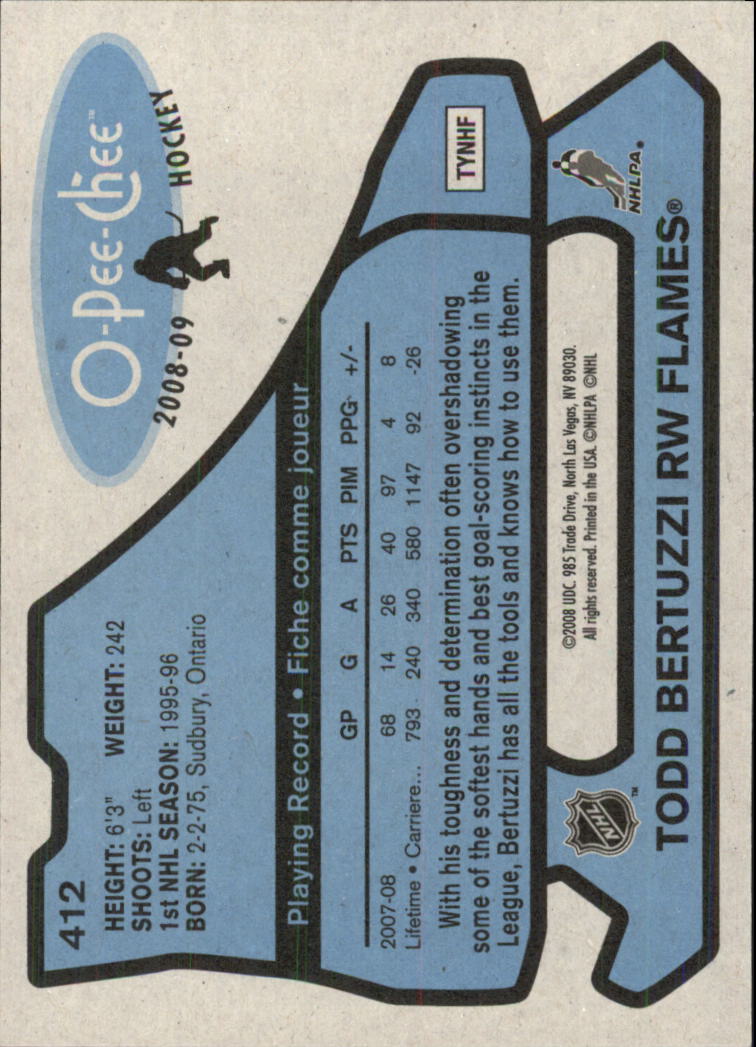 2008-09 O-Pee-Chee Hockey 1979-80 Retro (#301-600) Singles -You Choose - Picture 123 of 376