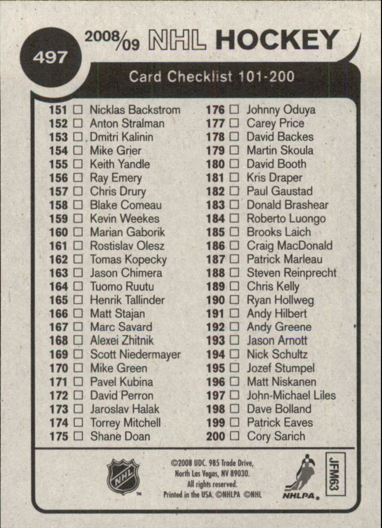 2008-09 O-Pee-Chee Hockey 1979-80 Retro (#301-600) Singles -You Choose - Picture 232 of 376