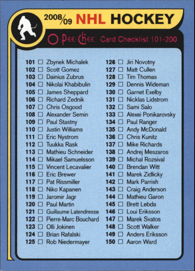 2008-09 O-Pee-Chee Hockey 1979-80 Retro (#301-600) Singles -You Choose - Picture 231 of 376