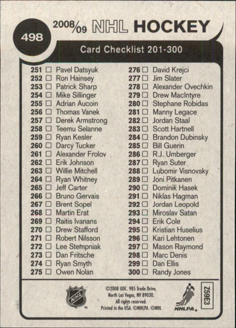 2008-09 O-Pee-Chee Hockey 1979-80 Retro (#301-600) Singles -You Choose - Picture 234 of 376