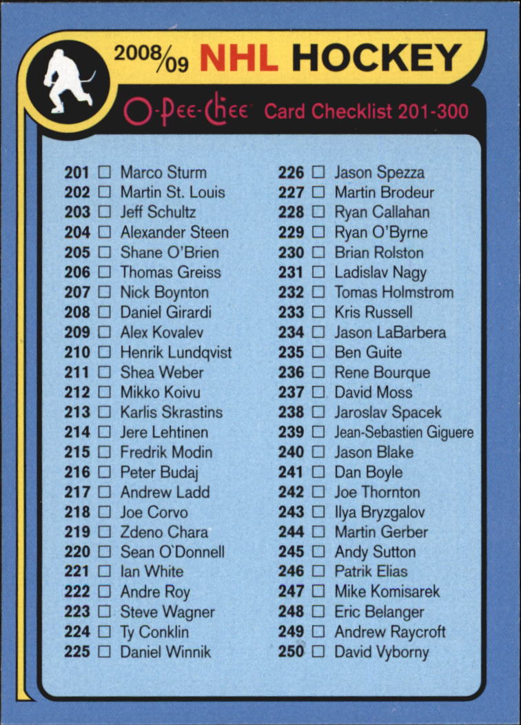 2008-09 O-Pee-Chee Hockey 1979-80 Retro (#301-600) Singles -You Choose - Picture 233 of 376