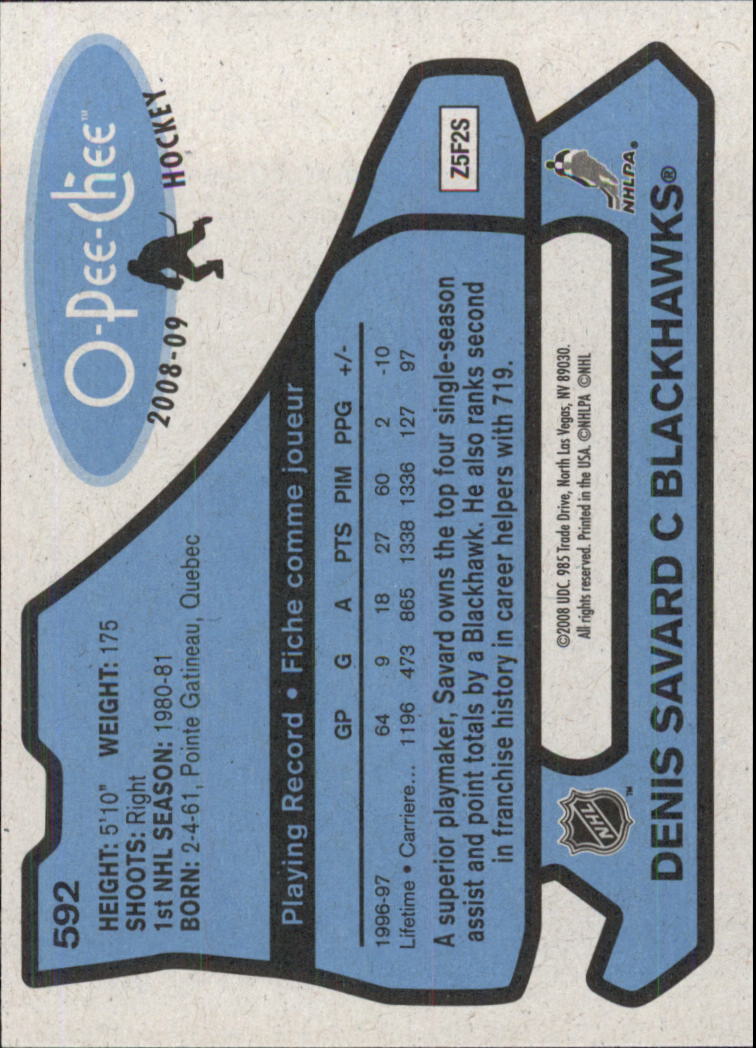 2008-09 O-Pee-Chee Hockey 1979-80 Retro (#301-600) Singles -You Choose - Picture 367 of 376