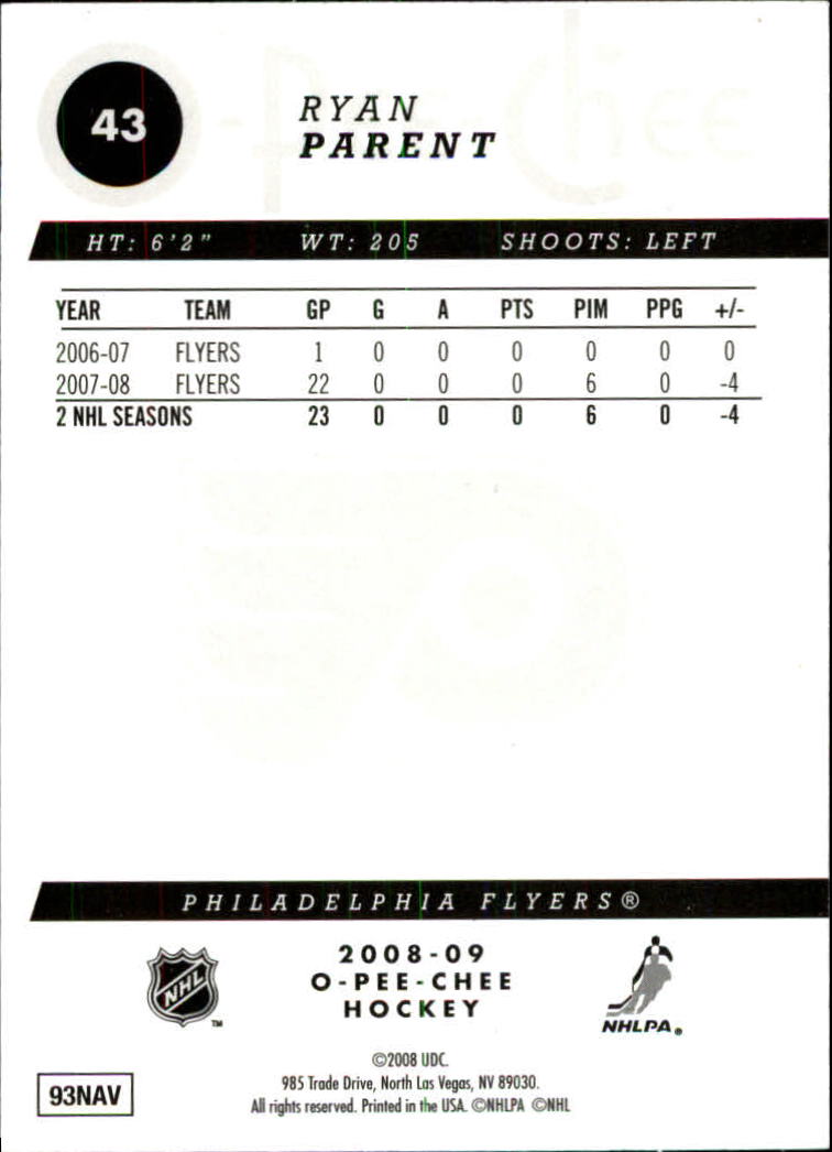 2008-09 O-Pee-Chee Hockey Gold Parallel Singles - You Choose - Picture 10 of 164