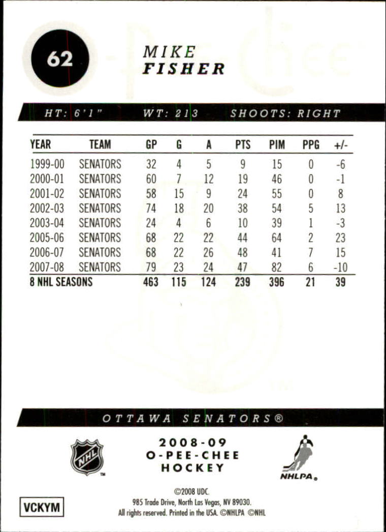 2008-09 O-Pee-Chee Hockey Gold Parallel Singles - You Choose - Picture 15 of 164