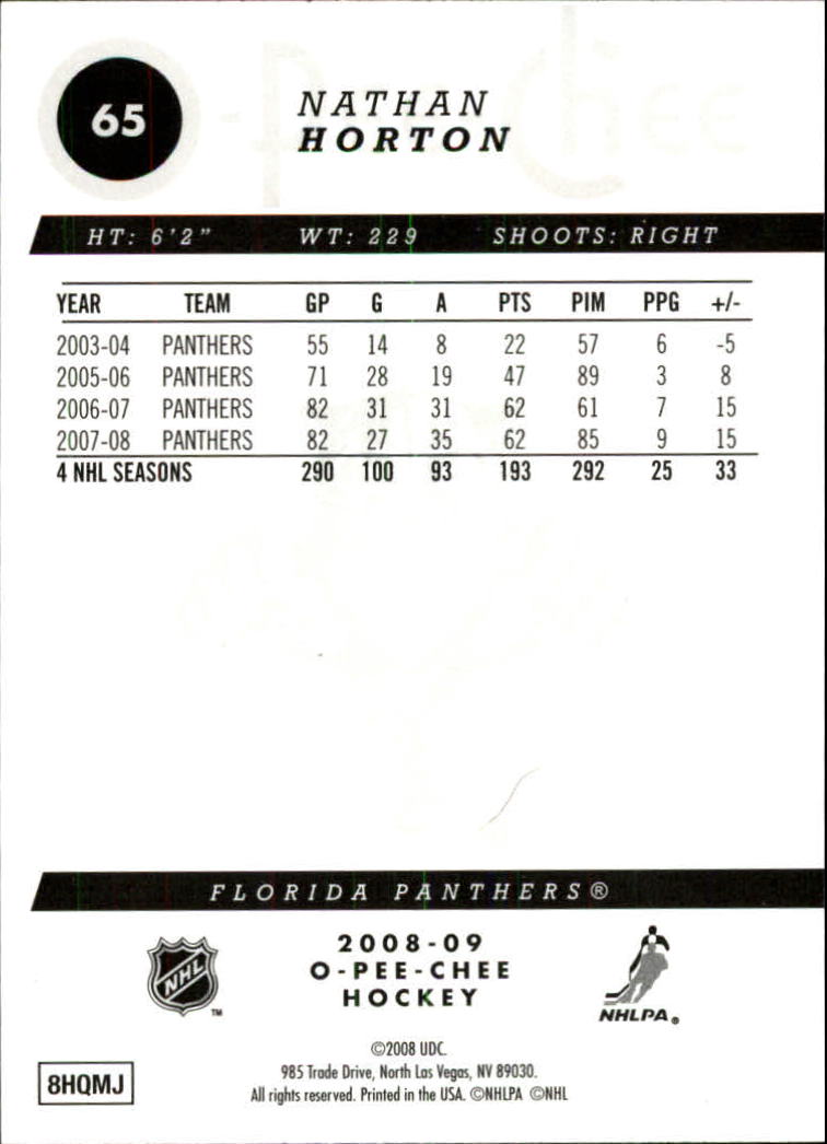 2008-09 O-Pee-Chee Hockey Gold Parallel Singles - You Choose - Picture 17 of 164