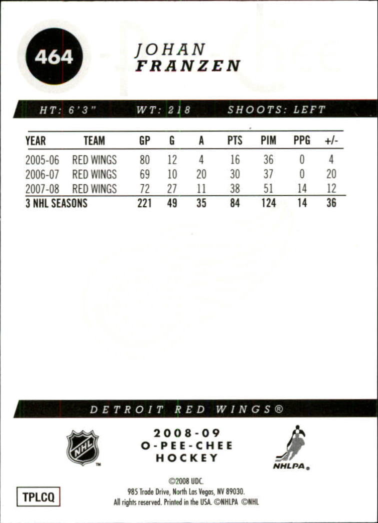 2008-09 O-Pee-Chee Hockey Gold Parallel Singles - You Choose - Picture 150 of 164