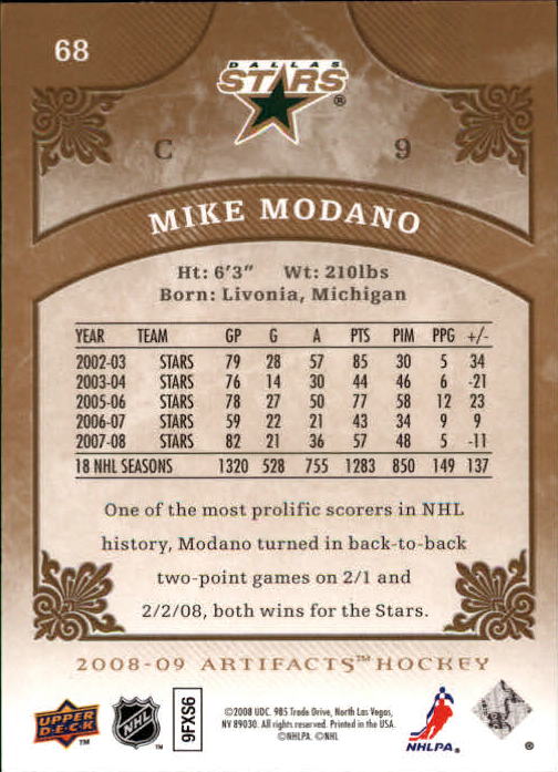 Mike Modano Cards (1990-2011) - Stars Red Wings - You Choose Your Cards