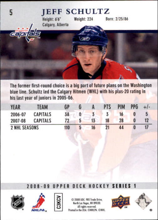 A8680- 2008-09 Upper Deck Hockey Card # S 1-250 -du Pick- 15 + Gratis US Schiff - Bild 11 von 407