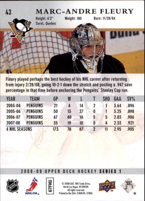 A8680- 2008-09 Upper Deck Hockey Card # S 1-250 -du Pick- 15 + Gratis US Schiff - Bild 85 von 407