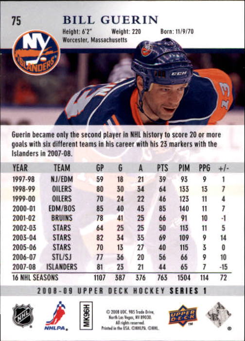 A8680- 2008-09 Upper Deck Hockey Card # S 1-250 -du Pick- 15 + Gratis US Schiff - Bild 149 von 407