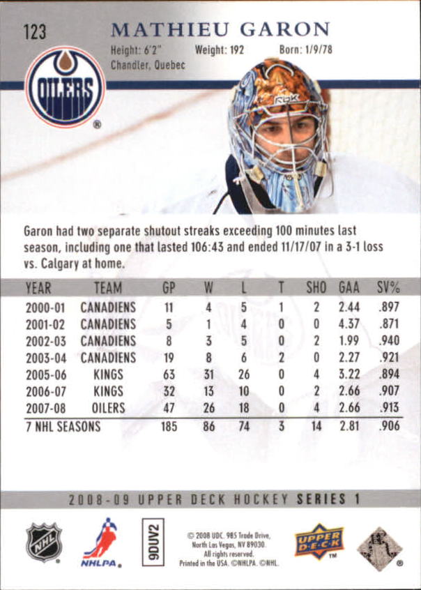 A8680- 2008-09 Upper Deck Hockey Card # S 1-250 -du Pick- 15 + Gratis US Schiff - Bild 243 von 407