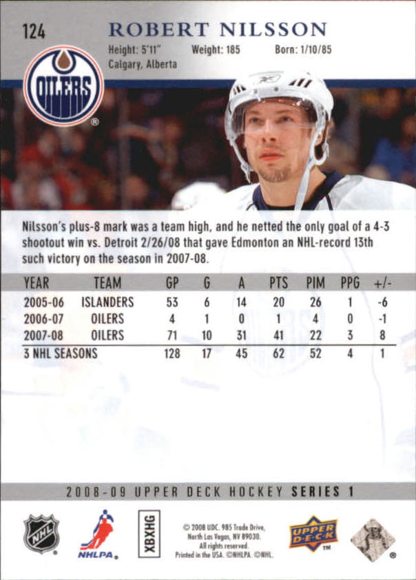 A8680- 2008-09 Upper Deck Hockey Card # S 1-250 -du Pick- 15 + Gratis US Schiff - Bild 245 von 407