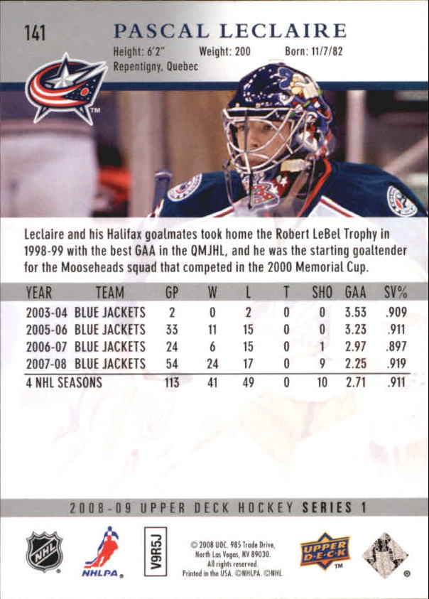 A8680- 2008-09 Upper Deck Hockey Card # S 1-250 -du Pick- 15 + Gratis US Schiff - Bild 279 von 407