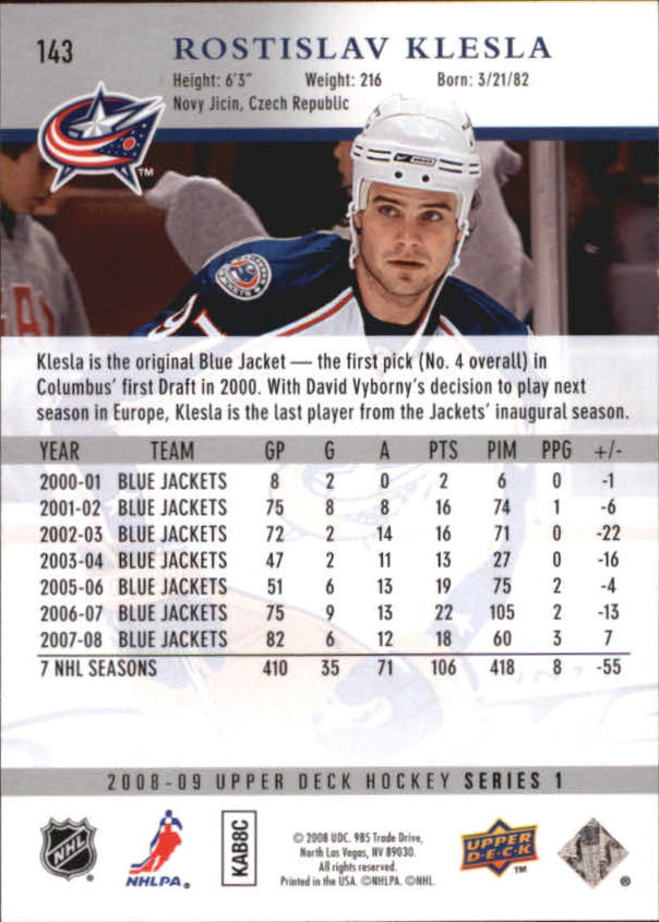 A8680- 2008-09 Upper Deck Hockey Card # S 1-250 -du Pick- 15 + Gratis US Schiff - Bild 283 von 407