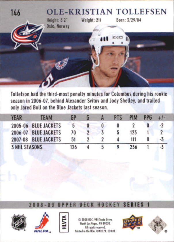 A8680- 2008-09 Upper Deck Hockey Card # S 1-250 -du Pick- 15 + Gratis US Schiff - Bild 289 von 407