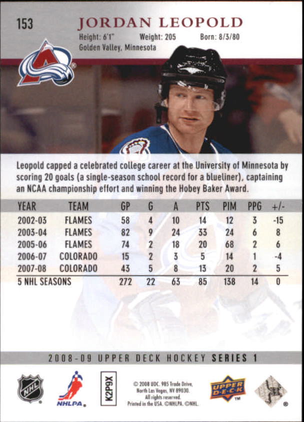 A8680- 2008-09 Upper Deck Hockey Card # S 1-250 -du Pick- 15 + Gratis US Schiff - Bild 303 von 407