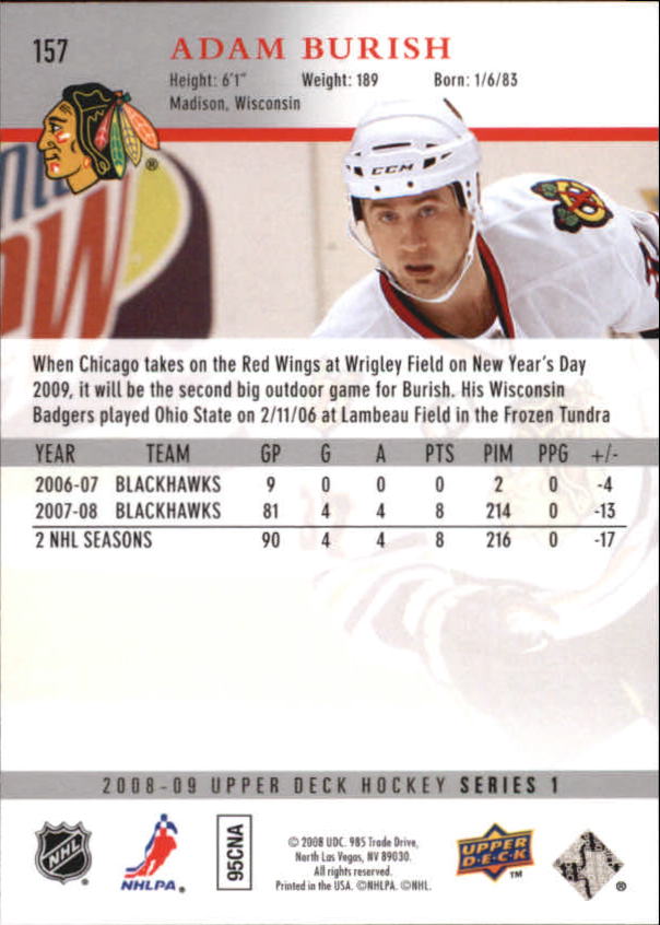 A8680- 2008-09 Upper Deck Hockey Card # S 1-250 -du Pick- 15 + Gratis US Schiff - Bild 311 von 407
