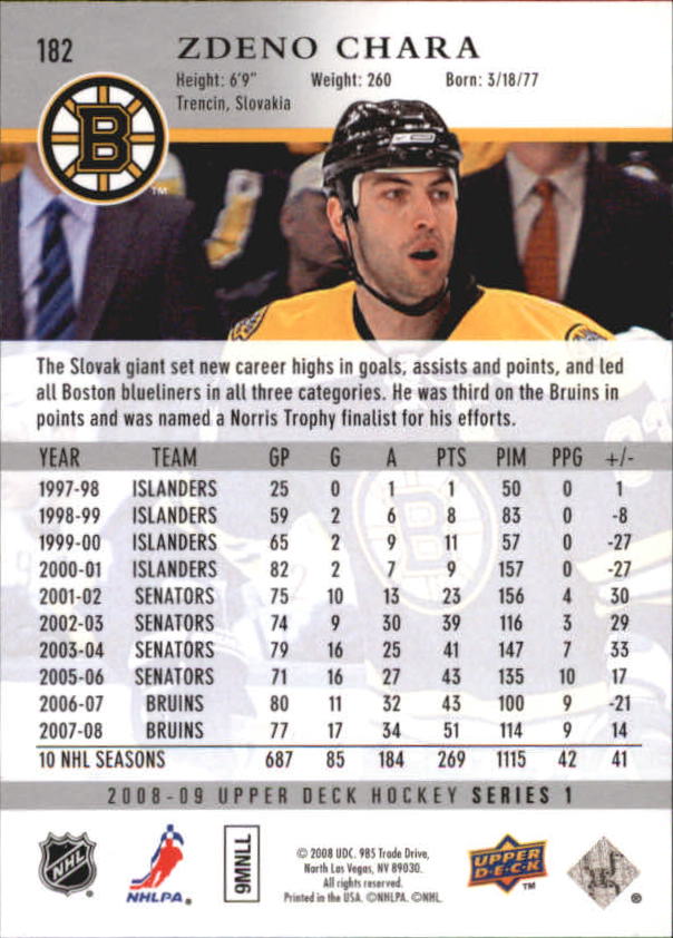 A8680- 2008-09 Upper Deck Hockey Card # S 1-250 -du Pick- 15 + Gratis US Schiff - Bild 359 von 407