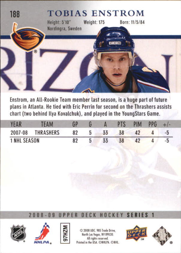 A8680- 2008-09 Upper Deck Hockey Card # S 1-250 -du Pick- 15 + Gratis US Schiff - Bild 371 von 407