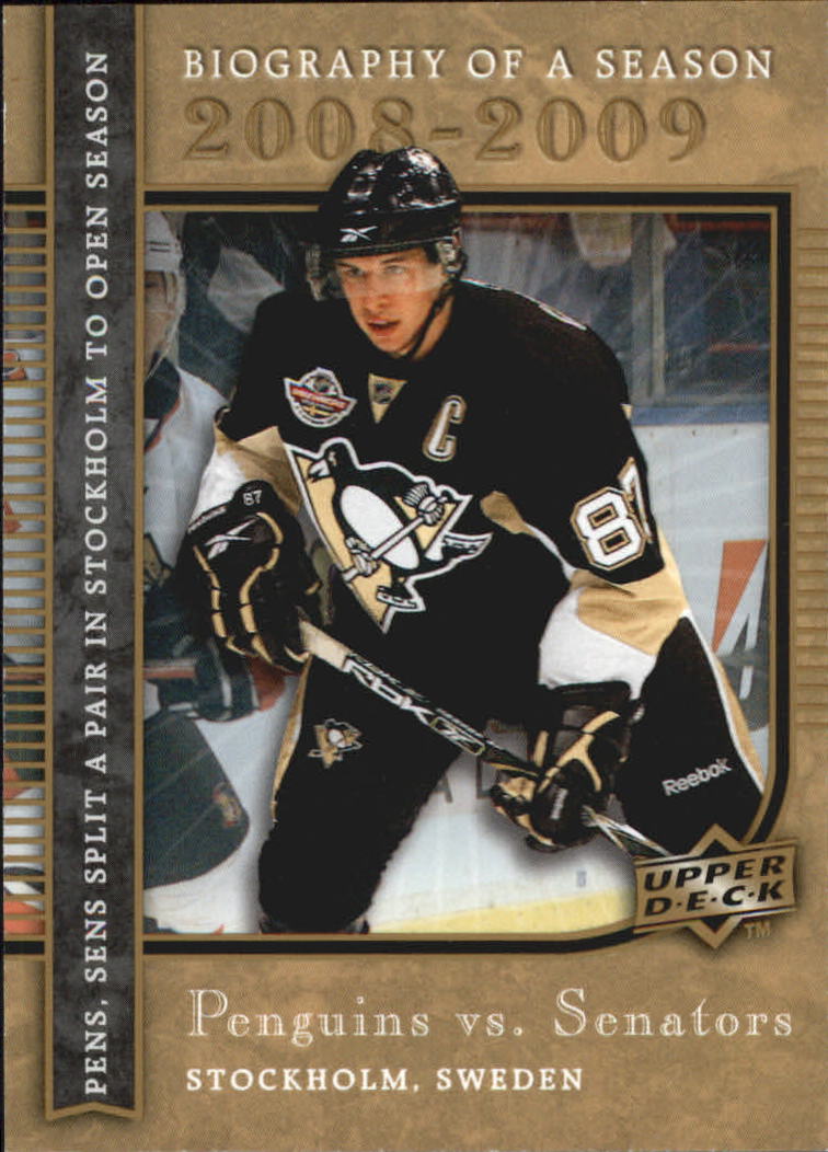 2008-09 Upper Deck Biography of a Season #BS7 Penguins v. Senators/Sidney Crosby
