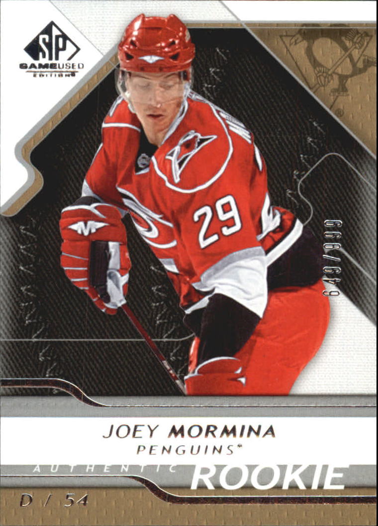 2008-09 SP Game Used #129 Joey Mormina RC