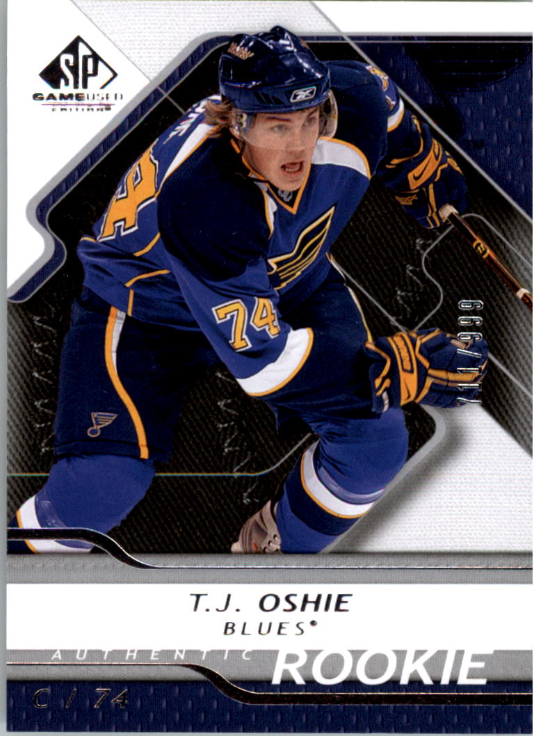 2008-09 SP Game Used #158 T.J. Oshie RC