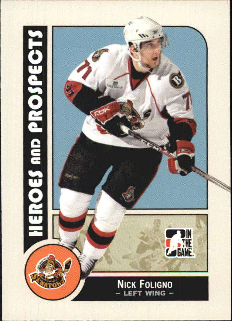 2008-09 ITG Heroes and Prospects #34 Nick Foligno