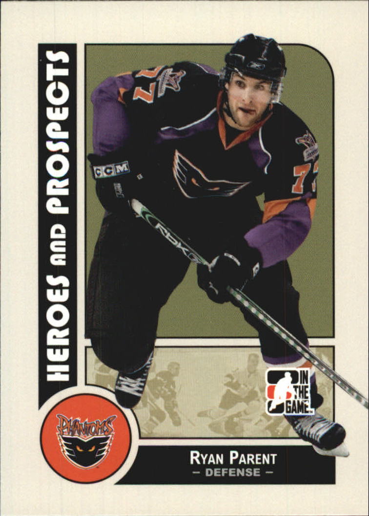 2008-09 ITG Heroes and Prospects #36 Ryan Parent