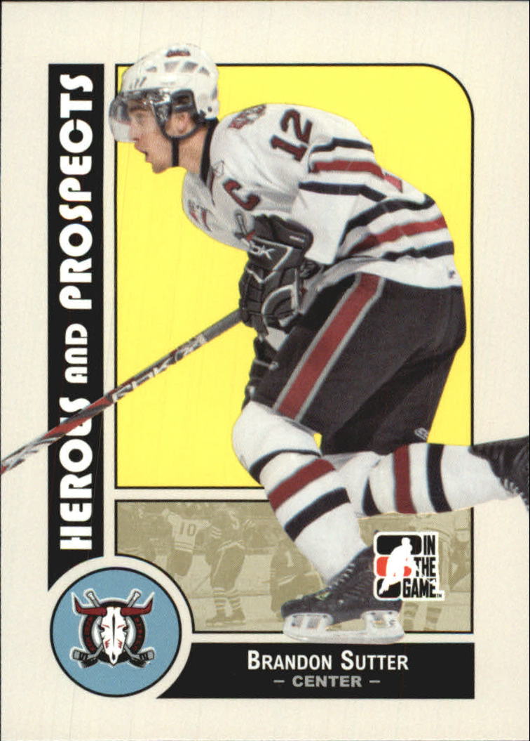 2008-09 ITG Heroes and Prospects #62 Brandon Sutter
