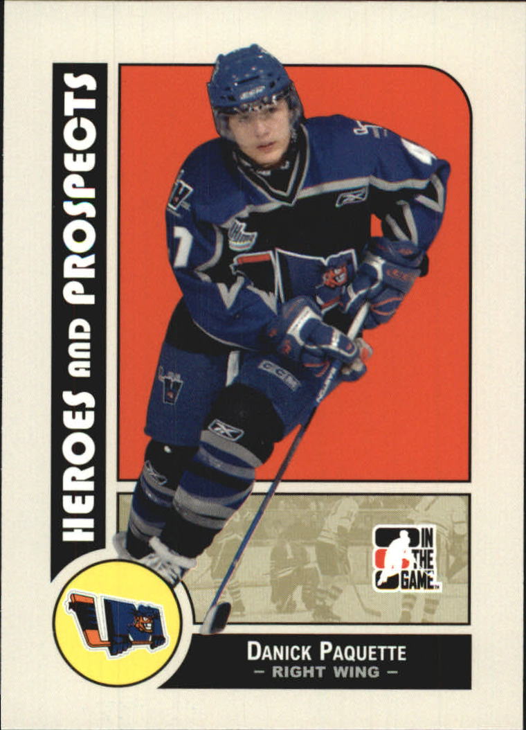 2008-09 ITG Heroes and Prospects #86 Danick Paquette